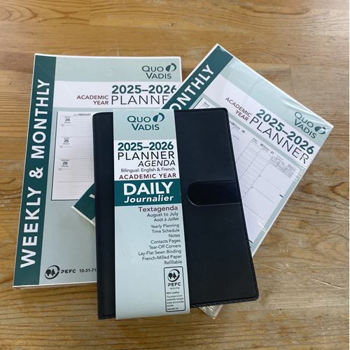 Academic Year QV Planners